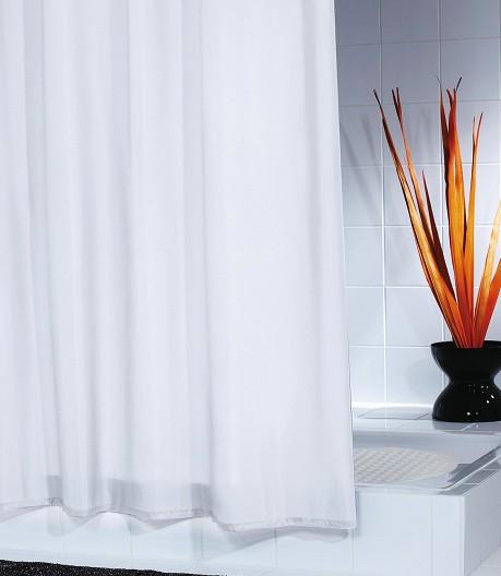 RIDDER Eco Tekstil badeforh&aelig;ng - 120 x 200 cm - Hvid