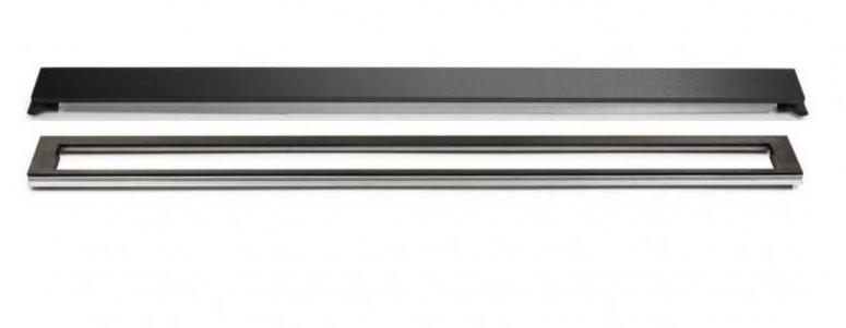 Unidrain afl&oslash;b 300 mm/10 mm ramme - B&oslash;rstet sort