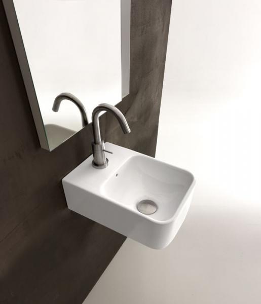 Lavabo Axa 1025 36 h&aring;ndvask t/v&aelig;g eller bord - 1 hanehul