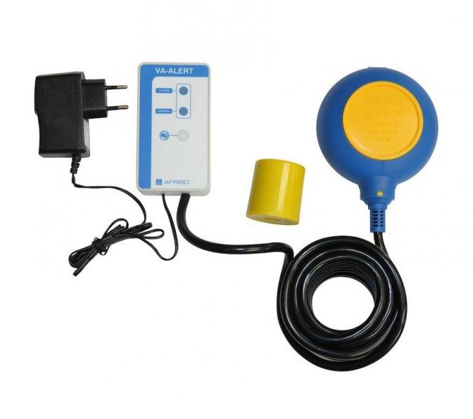 WaterCare alarms&aelig;t til tanke og pumpebr&oslash;nde, med lyd og lys