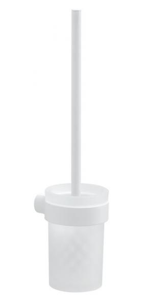 Hefe Piren toiletb&oslash;rste til v&aelig;g - Mat Hvid
