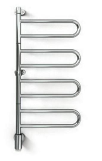 Kriss Flex U H&aring;ndkl&aelig;det&oslash;rrer m/4 arme - 45x95,6 cm - Krom