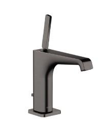 AXOR Citterio E h&aring;ndvaskarmatur 130 m/bundventil - B&oslash;rstet sort krom