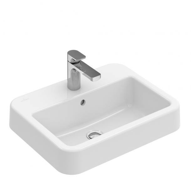 V&B Architectura 55 h&aring;ndvask t/nedf&aelig;ldning - 1/3 hanehuller