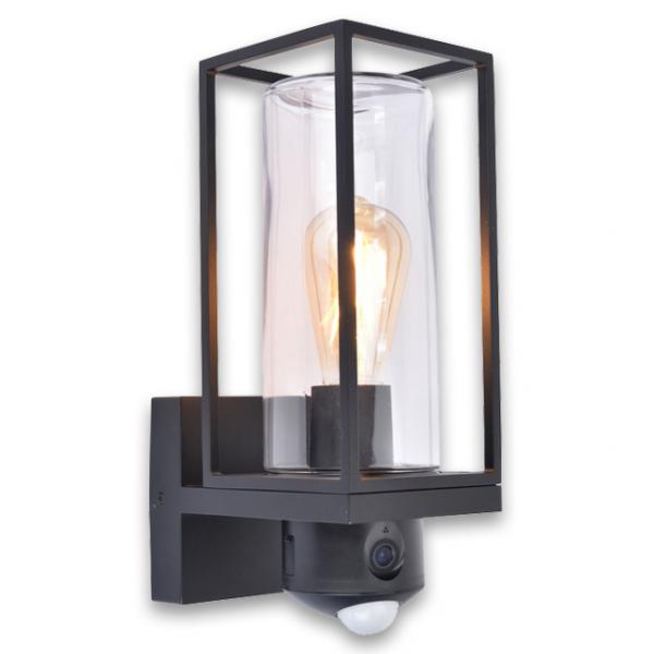 Lutec Security Flair udend&oslash;rslampe m/kamera, lyd og sensor