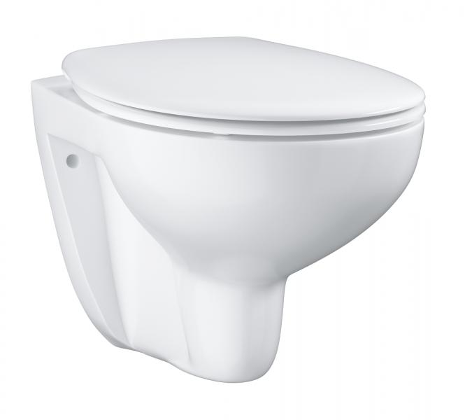 Grohe Bau Rimless v&aelig;gh&aelig;ngt toilet m/softclose s&aelig;de