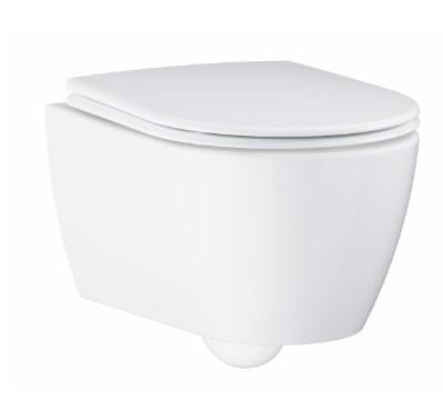 Grohe Essence Keramik v&aelig;gh&aelig;ngt toilet m/Rimless og PureGuard