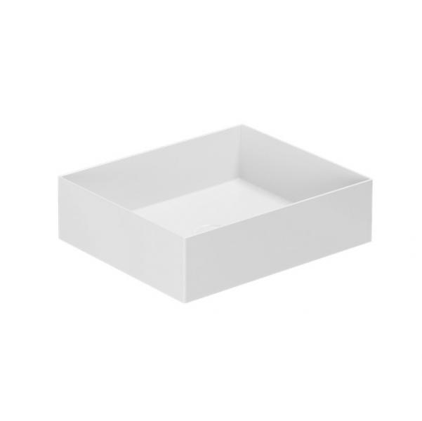 Lavabo Elegance SQ 45 fritst&aring;ende bowlevask - Uden overl&oslash;b