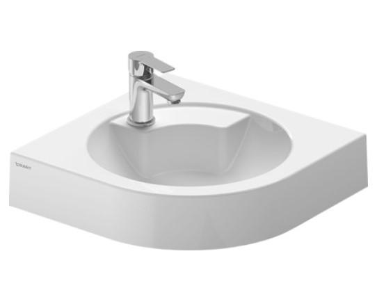 Duravit Architec 64 h&aring;ndvask t/v&aelig;g - Hj&oslash;rne - Uden overl&oslash;b