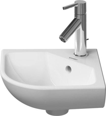 Duravit ME by Starck 44 h&aring;ndvask t/v&aelig;g - Hj&oslash;rne