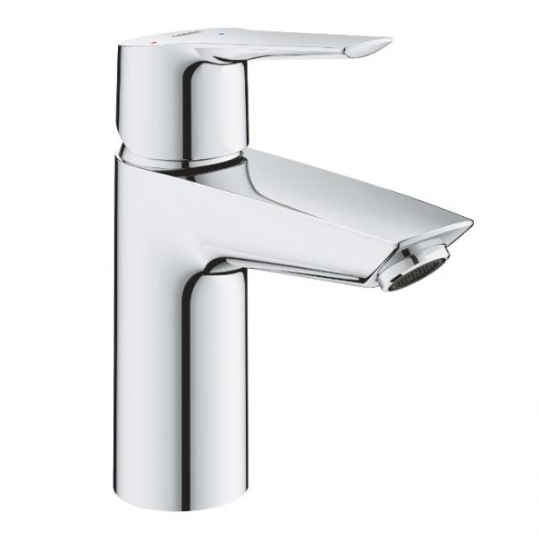 Grohe Start S h&aring;ndvaskarmatur m/koldstart og push open bundventil - Krom