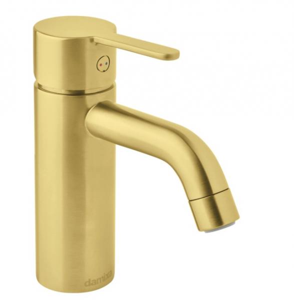 Damixa Silhouet S h&aring;ndvaskbatteri u/bundventil - B&oslash;rstet messing