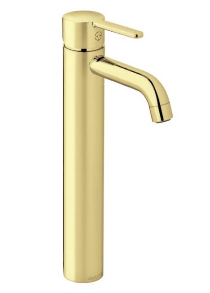 Damixa Silhouet L h&aring;ndvaskbatteri u/bundventil - Poleret messing