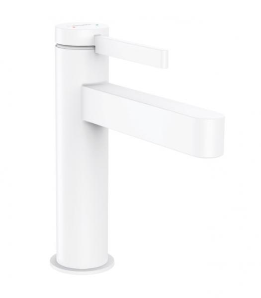 Hansgrohe Finoris 110 h&aring;ndvaskarmatur m/push-open - Mat hvid