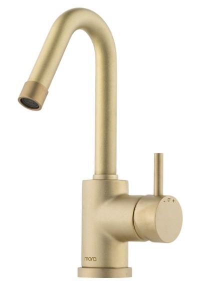 Mora Izzy Raw h&aring;ndvaskarmatur - R&aring; messing