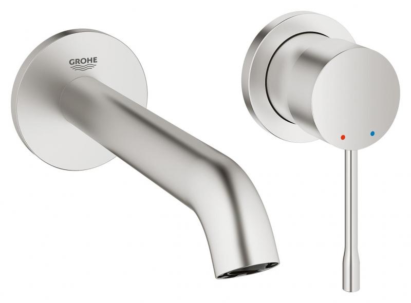 Grohe Essence New armatur til indbygning i v&aelig;g - Supersteel