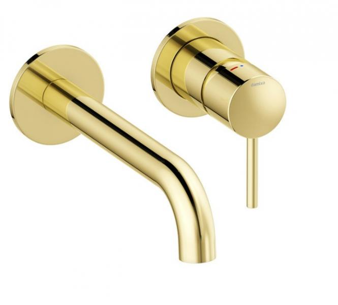 Damixa Osier armatur til indbygning i v&aelig;g - Poleret messing