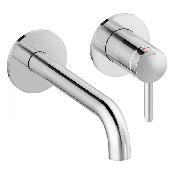 Damixa Iris h&aring;ndvaskarmatur til indbygning m/Koldstart - 180 mm - Krom