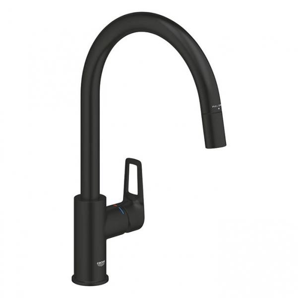 Grohe StartLoop køkkenarmatur m/udtræk - Mat sort Grohe StartLoop køkkenarmatur m/udtræk - Mat sort