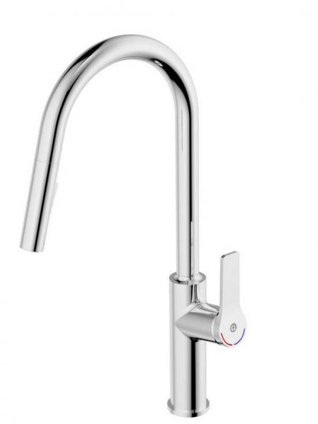 Gustavsberg Epic k&oslash;kkenarmatur m/udtr&aelig;k - Krom