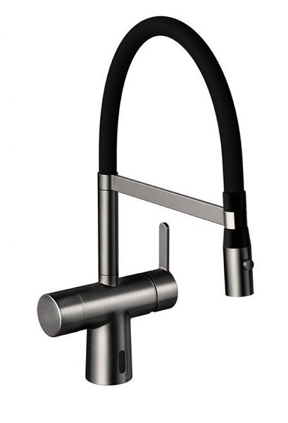 Damixa Touchless Pro k&oslash;kkenarmatur - B&oslash;rstet grafitgr&aring;