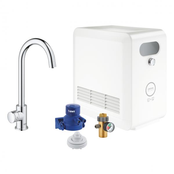 Grohe Blue Professional k&oslash;kkenbatteri m/C-tud - Krom