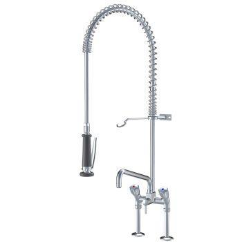 KWC stork&oslash;kkenarmatur med svingtud og forbruser