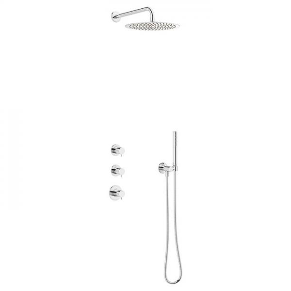 Damixa Iris XS 1 300 bruses&aelig;t til indbygning - Krom