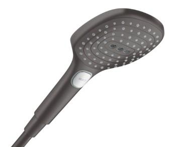 Hansgrohe Raindance Select E120 h&aring;ndbruser - B&oslash;rstet sort krom