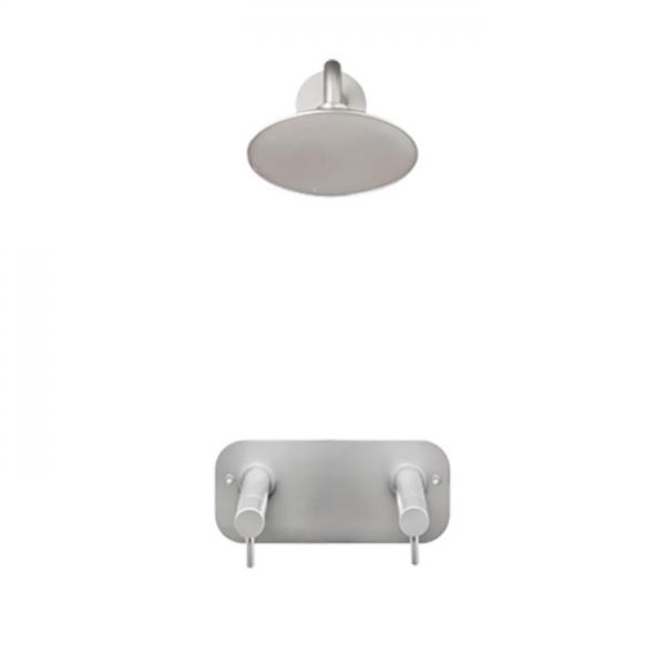 Frostline Eqi frostsikker udebruser t/indbygning 180 mm - Rustfrit st&aring;l