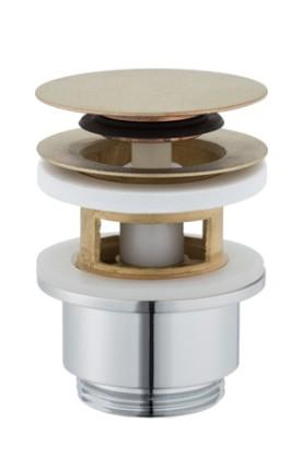 Mora bundventil Raw med klikfunktion r&aring; messing