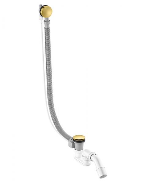 Damixa bundventil til badekar - B&oslash;rstet messing PVD