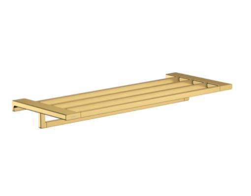 Hansgrohe AddStoris h&aring;ndkl&aelig;dehylde - Poleret guldoptik