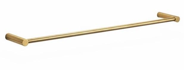 Pressalit enkel h&aring;ndkl&aelig;destang - B&oslash;rstet messing