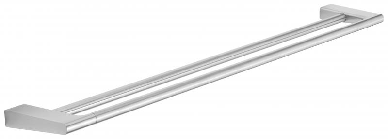 Pressalit Style dobbelt h&aring;ndkl&aelig;destang 810 mm - B&oslash;rstet st&aring;l