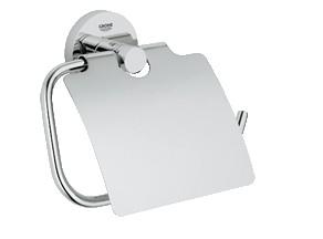 Grohe Essentials toiletrulleholder med l&aring;g - Krom