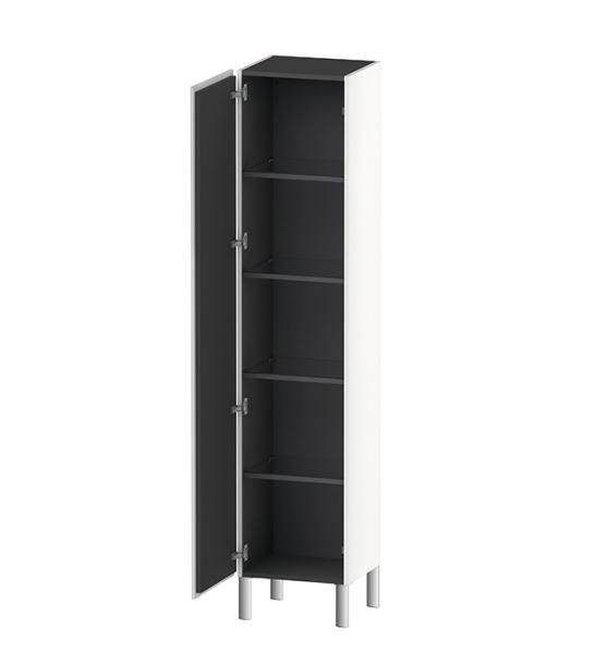 Duravit L-Cube h&oslash;jskab - Venstre - Hvid mat