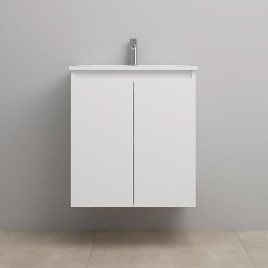 Sanibell Online 61 m&oslash;bels&aelig;t m/grebsfri l&aring;ger - Mat hvid