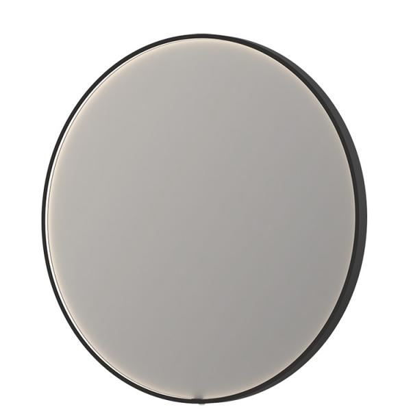 Sanibell Ink SP24 rundt spejl m/lys, varme og sensor &Oslash;100 - Mat sort