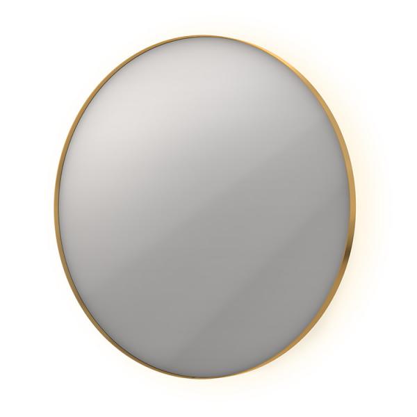 Sanibell Ink SP17 rundt spejl m/backlight, varme og sensor &Oslash;100 - B&oslash;rstet mat guld