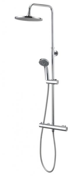 Nortiq komplet brusesystem &Oslash;22 - Krom