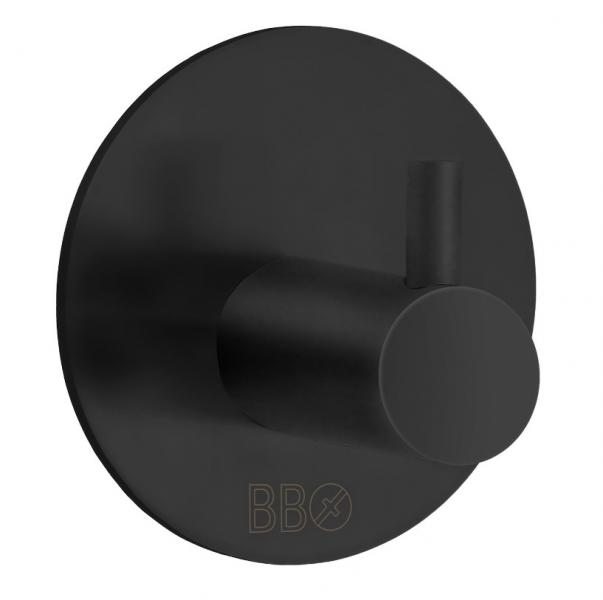 Beslagsboden selvkl&aelig;bende h&aring;ndkl&aelig;dekrog m/tap - Rund - Mat sort