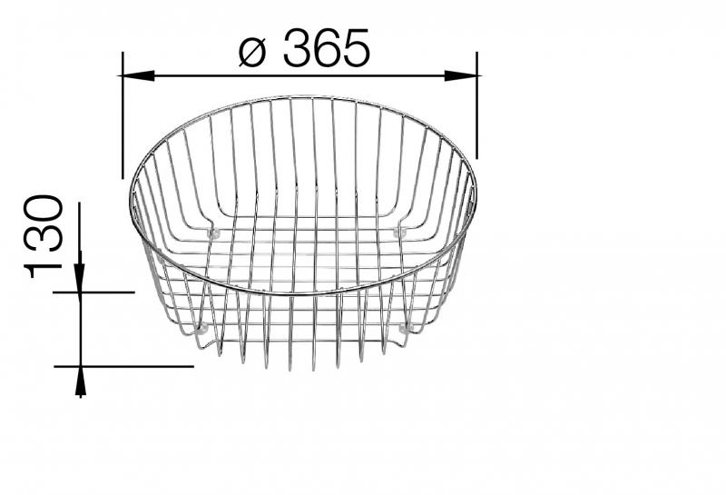 Blanco Opvaskekurv RONDOSOL &Oslash;365