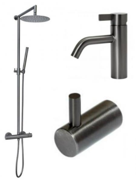 Cass&oslash;e komplet pakke til badev&aelig;relse - Gunmetal