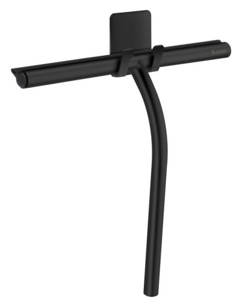 Smedbo bruseskraber m/selvkl&aelig;bende holder - Mat sort