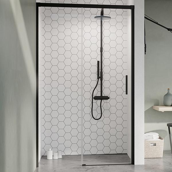 Str&oslash;mberg Slide 22 skyded&oslash;r nichel&oslash;sning 1000 mm - Mat sort