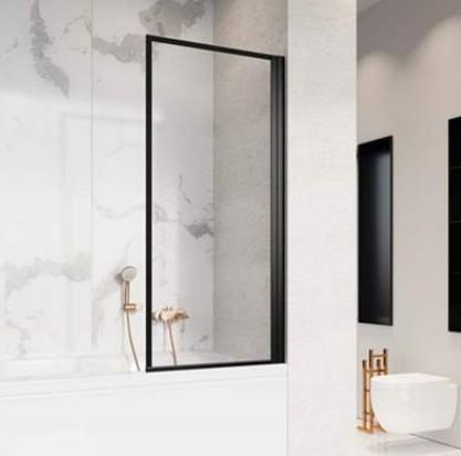 Str&oslash;mberg Noma 70 Frame badekarsv&aelig;g - H&oslash;jre - Mat sort