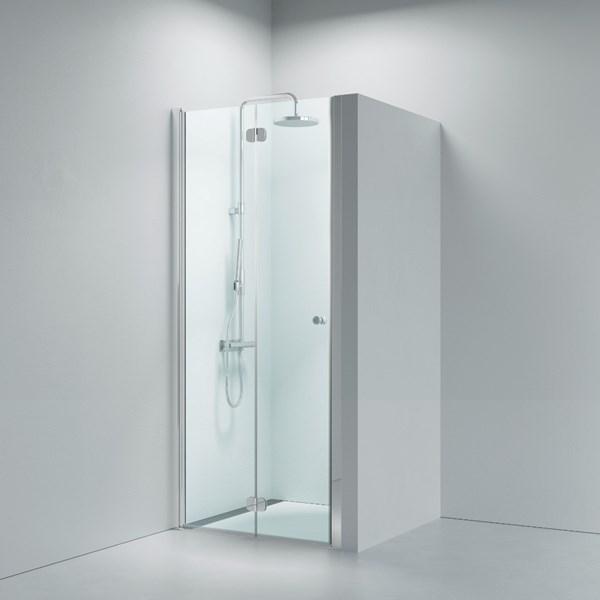 Str&oslash;mberg Savona 180 nichefolded&oslash;r 700mm - Klart glas/krom