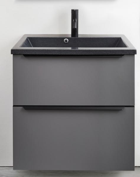 Cass&oslash;e Soft 60 m&oslash;bels&aelig;t m/sort vask - Mat gr&aring;