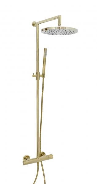 Cass&oslash;e Lago komplet brusesystem &Oslash;250 - Poleret messing